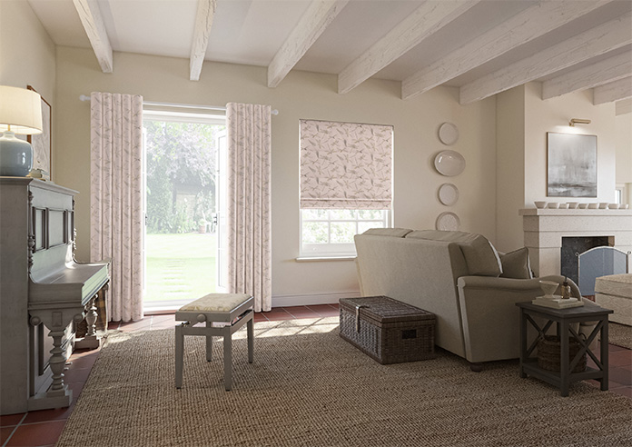 Dragonflies, Pink - Twist&Fit Roman Blind - Image 6